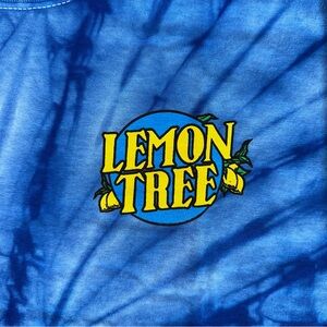 Lemon Tree Blue Tie-Dye T-Shirt | 420 Streetwear Brand | New No Tags